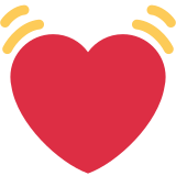 Coração pulsante - Twitter / X