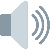 Alto-falante com volume alto - Twitter / X