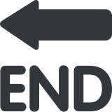 Seta "END" - Twitter / X