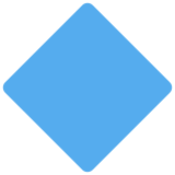 Losango azul grande - Twitter / X