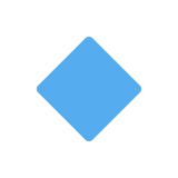 Losango azul pequeno - Twitter / X