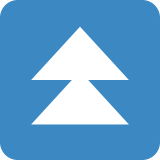 Botão de avanço para cima - Twitter / X