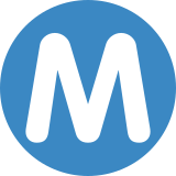 Círculo com a letra M - Twitter / X