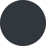 Círculo preto - Twitter / X