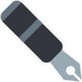 Ponta de caneta tinteiro - Twitter / X