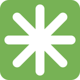 Asterisco de oito pontas - Twitter / X