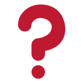 Ponto de interrogação vermelho - Twitter / X