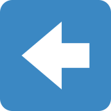 Seta para a esquerda - Twitter / X