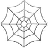 Emoji teia de aranha