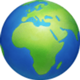 Globo mostrando Europa e África - Facebook