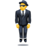 Homem de terno levitando - Facebook