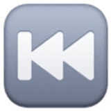 Botão de faixa anterior - Facebook