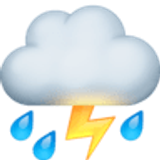 Chuva com trovão - Facebook