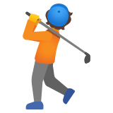 Golfista - Noto Color Emoji