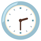 Duas e meia - Noto Color Emoji