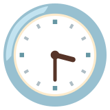 Três e meia - Noto Color Emoji