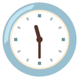 Onze e meia - Noto Color Emoji