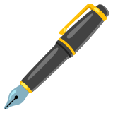 Caneta tinteiro - Noto Color Emoji