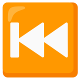 Botão de faixa anterior - Noto Color Emoji