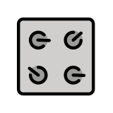 Botões giratórios - OpenMoji