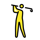 Golfista - OpenMoji