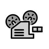 Projetor de filmes - OpenMoji