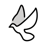 Pomba branca - OpenMoji