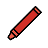 Giz de cera - OpenMoji