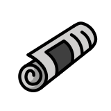 Jornal enrolado - OpenMoji