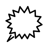 Balão de raiva à direita - OpenMoji