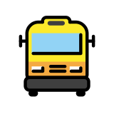 Ônibus se aproximando - OpenMoji