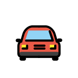 Carro se aproximando - OpenMoji