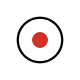 Botão gravar - OpenMoji