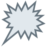 Balão de raiva à direita - Twitter / X