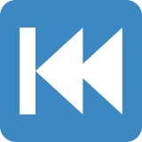 Botão de faixa anterior - Twitter / X