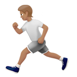 pessoa correndo: pele morena