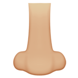 nariz: pele morena clara