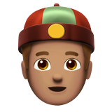 homem de boné: pele morena