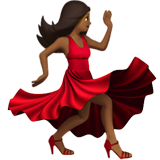 mulher dançando: pele morena escura