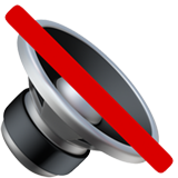 Alto-falante silenciado