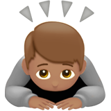 pessoa fazendo reverência: pele morena