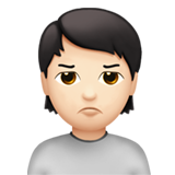 pessoa fazendo bico: pele clara