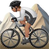 pessoa fazendo mountain bike: pele morena