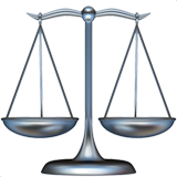 balança emoji whatsapp