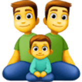 Família: homem, homem e menino - Facebook