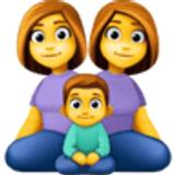 Família: mulher, mulher e menino - Facebook