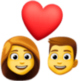 Casal apaixonado: mulher e homem - Facebook