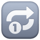 Botão de repetir uma única faixa - Facebook