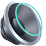 Alto-falante com volume médio - Facebook