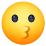 Rosto beijando - Facebook